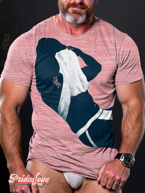 Lgbt Gay Pride Art Print T-Shirt Multicolor / S