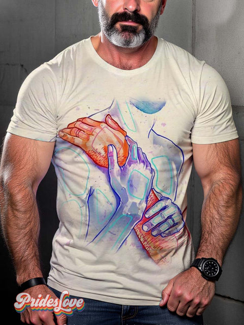 Lgbt Gay Pride Love T-Shirt Multicolor / S