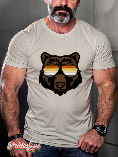 Lgbt Gay Pride Sunglasses Bear T-Shirt