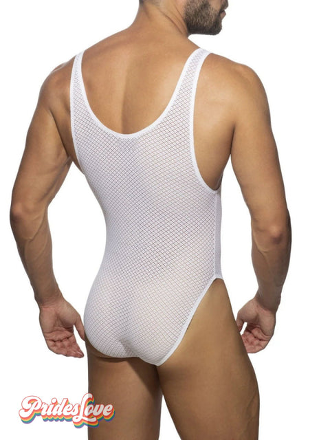 Men’s Lace Underwear Triangle One Piece White1 / M