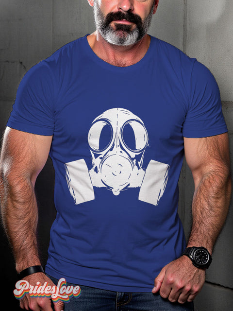 Men’s Leather Bear Gay Pride Casual Print T-Shirt