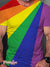 Men’s Lgbt Gay Stripe Vintage Rainbow Pride Art Casual Print T-Shirt