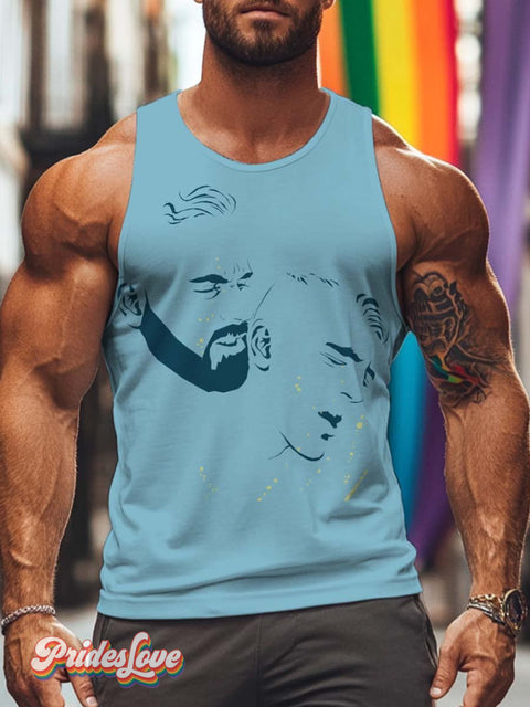 Men’s Lgbt Gay‘s Love Tank Top Multicolor / S