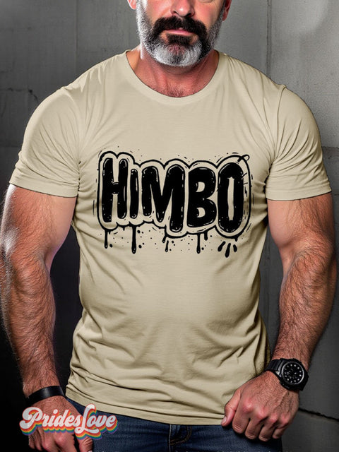 Men’s Lgbt Rainbow Gay Mimbo Pride Casual Print T-Shirt Sand / S