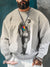 Mens Vintage Gay Back Muscle Lines Nude Lgbt Print Casual Sweatshirt Multicolor / S