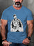 Men’s Vintage Gay Beard Half Naked Dick Lgbt Print T-Shirt Multicolor / S