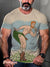 Men’s Vintage Gay Clover Butt Skirt Forest Lgbt Print T-Shirt Multicolor / S