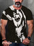 Men’s Vintage Gay Contrast Figure Distressed Lgbt Print T-Shirt Multicolor / S