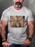 Mens Vintage Gay Dick Thong Oil Painting LGBT Printed Wide Shoulder Tank Top Multicolor / S