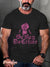 Men’s Vintage Gay Fist Slogan Purple Lightning Lgbt Print T-Shirt Multicolor / S
