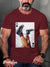 Men’s Vintage Gay Hairy Legs Raised Poker Lgbt Print T-Shirt Multicolor / S