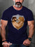 Men’s Vintage Gay Head Petting Bear Logo LGBT Print T-Shirt Multicolor / S