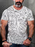 Men’s Vintage Gay Man Naked Stretch Stacked Repeat Lgbt Print T-Shirt Multicolor / S