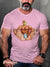 Men’s Vintage Gay Muscle Briefs Open Legs Suggestive Lgbt Printed Cotton T-Shirt Multicolor / S