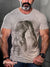 Men’s Vintage Gay Nude Shadow Sketch Lgbt Print T-Shirt Multicolor / S