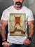 Men’s Vintage Gay Sacred Oil Painting Surrender Religious Lgbt Print T-Shirt Multicolor / S