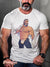 Men’s Vintage Gay Shirts Underwear Body Hair Suggestive LGBT Printed T-Shirts Multicolor / S