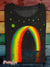 Men’s Vintage Lgbt Gay Pride Rainbow Art Print Casual T-Shirt Multicolor / S