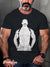 Men’s Vintage Muscle Body Hair Bib Lgbt Print T-Shirt Multicolor / S