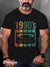 Men’s Vintage Rainbow Tape Stripe Lgbt Print Casual T-Shirt Multicolor / S
