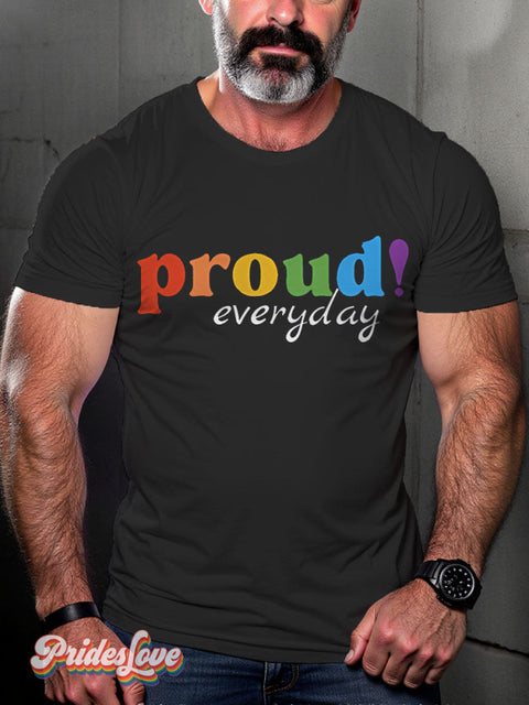 Pride Month Support Human Rights Rainbow LGBTQ Gay Print T-shirt Black / S
