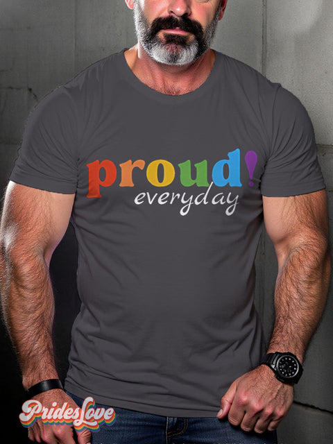 Pride Month Support Human Rights Rainbow LGBTQ Gay Print T-shirt Gray / S