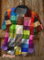 Vintage LGBT Gay Pride Rainbow Lattice Stitching Print Casual 100% Cotton Shirt Multicolor / S