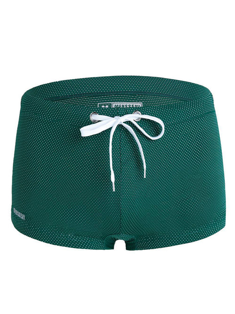 Rainbow Low waist Waterproof Flat Angle Men's Beach Shorts