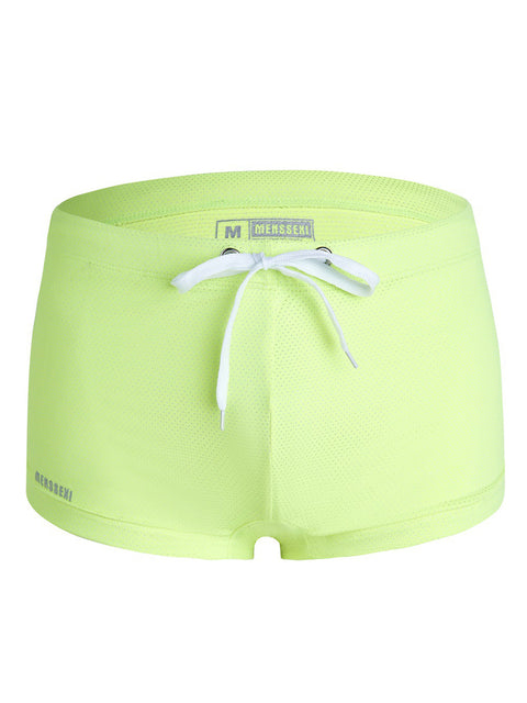 Rainbow Low waist Waterproof Flat Angle Men's Beach Shorts