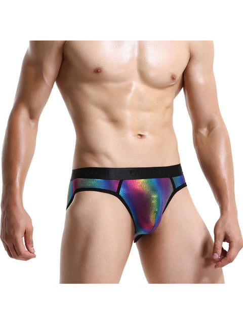 Men's rainbow Low waist High elasticity Underwear