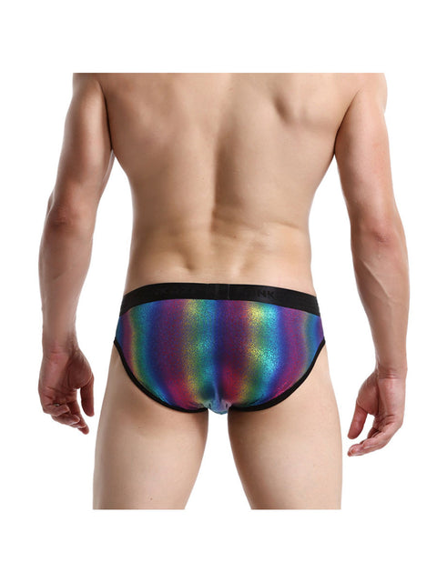 Men's rainbow Low waist High elasticity Underwear