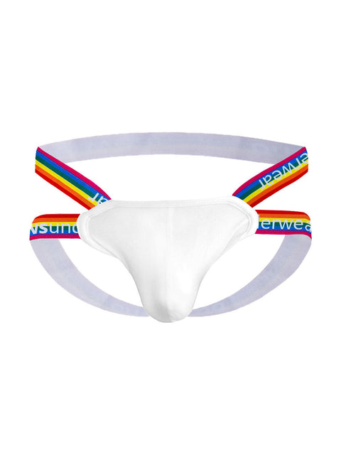 Men's Rainbow High elasticity Low waist Thong Underwear