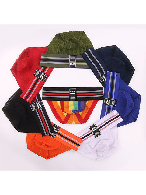 Men's High elasticity Rainbow Briefs Underwear